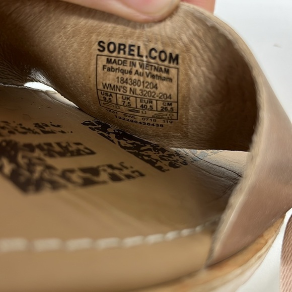 Sorel Ella Sandal in Rose Gold Size 9.5 - Picture 5 of 6